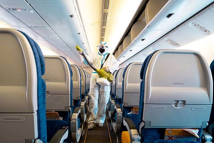 limpeza aviao